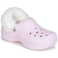 crocs zuecos classic platform lined clog w para mujer