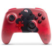 powera nintendo switch enhanced wireless controller - red mario red