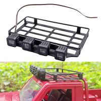 estante de equipaje de metal mejorado con luz para mn82 112 piezas de repuesto de rc