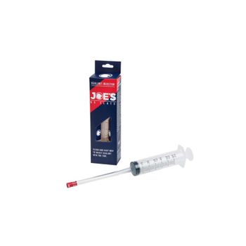 Joe's - Jeringuilla para inyectar sellador tubeless Joe's con adaptador de válvulas fina y gorda, seguro, limpio y fácil de usar para mantenimiento de bicicletas