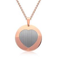 cadena de plata rosado incl colgante