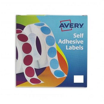 Avery Labels in Dispensers 19x25mm White 24-421 (1200Labels)