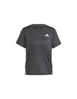camiseta de fitness adidas we 3 bandas crew mujer negroblanco