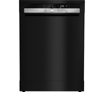 GRUNDIG GNF41620B Full-size Dishwasher - Black, Black