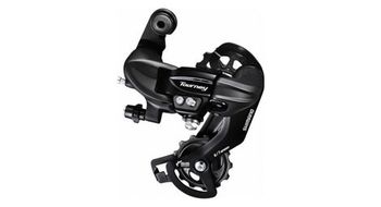 Desviador trasero shimano tourney rd ty300 6 7v sgs negro  montaje directo