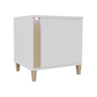 mesilla de noche livseri 111 numero de puertas 1 aglomerado laminado 50x52x40cm