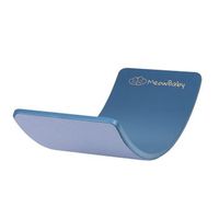 tablero de equilibrio para ninos madera de 80x30cm azul fieltro azul claro meowbaby