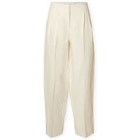 selected pantalones w barrel lia trousers - birch para mujer