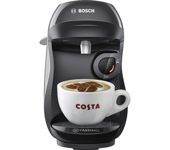 TASSIMO by Bosch Happy TAS1002GB Coffee Machine - Black, Black