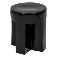 mesa auxiliar kriz negra 41x34x34cm