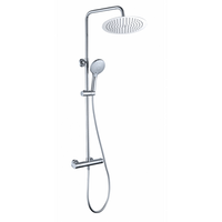 columna de ducha termostatica ebro o 25cm cromado
