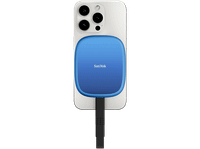 disco duro ssd externo 2 tb - sandisk creator phone ssd compatible con magsafe hasta 1000mbs lectura azul
