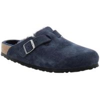 birkenstock sandalias mules boston shearling nubuck de haute qualite para mujer