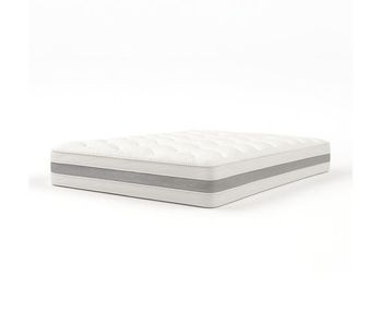 Colchón 135x190 ergonómico y transpirable 20 cm | confort natural y diseño escandinavo de alta firmeza | made in italy | the white stone