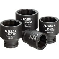 hazet 900sz4 juego para los arboles de accionamiento y articulados r cuadrado hueco 12 pulgadas 125 mm r perfil de traccion hexagonal doble exterior r 24rrr36 r numero de herramientas 4