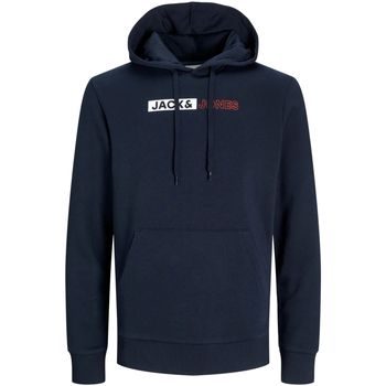 Jack & Jones Jersey 12233599 JJECORP LOGO SWEAT HOOD PLAY NOOS NAVY BLAZER PLAY 5 para hombre
