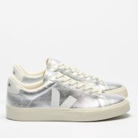 veja womens campo chrome-free leather trainers - uk 3