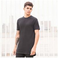 skinni fit camiseta dipped hem para hombre