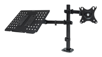 soporte de mesa unyka uk710202 con soporte para portatil y 1 monitor de 13 a 32 vesa 100x100