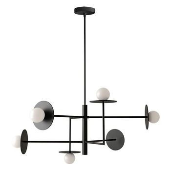 Lámpara Toolight App1668-6cp Black