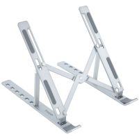 tooq tqlrs0035-al soporte elevador para portatil hasta 15 plata
