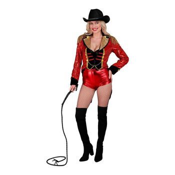 Chaqueta De Frac Lentejuelas Rojo Para Mujer (talla Xl)