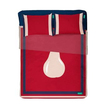 Set Sábanas 4pcs Cama Doble Plus: Sábana (240x290) Bajera (175x200+25) 2 Fundas (50x80)