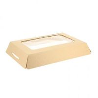 tapa de carton con ventana biodegradable 275x185x3 cm 100 unidades