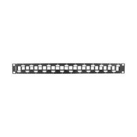 panel de parcheo lanberg ppks-1224-b 1u 24 puertos metalico rack 19 negro