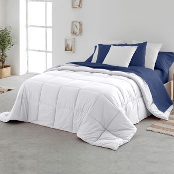 Relleno Nordico Edredon Matrimonio  400 Gr. Antiácaros Tacto Pluma. Somnihome. Cama 135 Cm Total 220x220 Cm