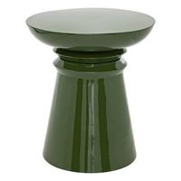 jaya totem de metal verde mesa auxiliar d38cm