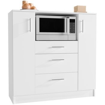 Gabinete De Cocina Cofre De Cajones Microondas Esilo