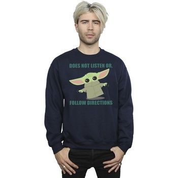 Disney Jersey The Mandalorian Does Not Listen para hombre