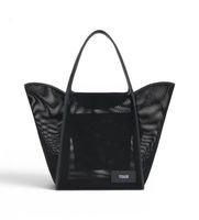 tous para mujer 2002438451 bolso capazo grande natural tulip mesh negro osfa casual malla