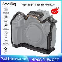 jaula de camara smallrig night eagle z8 para nikon z 8 jaula completa con placa de liberacion rapida para arca-swiss para microfono y luz-4316