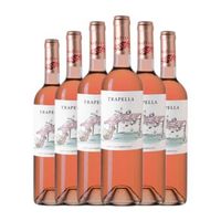 vino rosado trapella emporda joven 75 cl 13 vol pack de 6 unidades