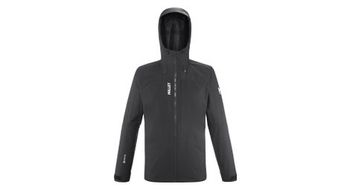 Chaqueta impermeable mijo seneca gore tex 2l negra