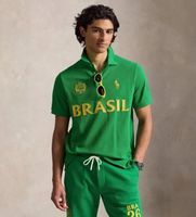 polo ralph lauren para hombre 710b21594001 polo brasil verde l casual algodon manga corta