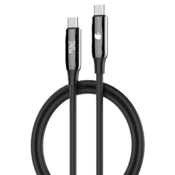 PcCom Essential Cable USB-C a USB-C High Speed transfer PD 3.1 240W 1m