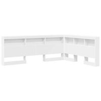 cabecera de almacenamiento 135 cm madera contrachapada
