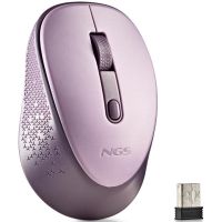 ngs dew lilac raton optico inalambrico 1600 dpi lila
