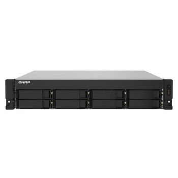 NAS rack QNAP 8 bahías 2U AL324 Quad-Core 4GB DDR4 2x10GbE/2x2.5GbE Turbo System iSCSI TS-832PXU-4G expansión PCIe