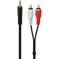 logik 35 mm to rca cable - 15 m red