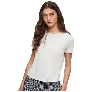 Superdry Camiseta T-shirt Essential Logo 90´s manches courtes para mujer