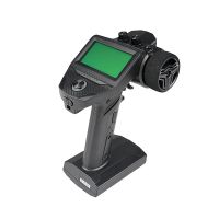 transmisor de radio flysky fs-g7p 24ghz 10ch ant protocol lcd con receptor rc fs-r11p de 24ghz 11ch para coche y barc