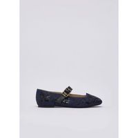 liu jo bailarinas bailarinas en denim con bordados para mujer