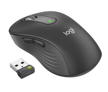 SIGNATURE M650 L WRLS MOUSE GRAPHITE EMEA - RIGHT-HANDED - L