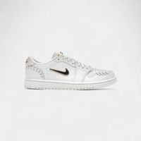 nike zapatillas jordan 1 low method of make sail metallic gold womens para mujer