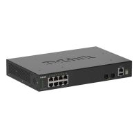 switch gestionado d-link dgs-1530-10 8 puertos gigabit 2 sfp apilable qos l2