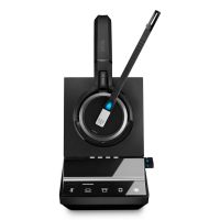 auriculares epos impact sdw 5036t inalambricos dect con cancelacion de ruido microfono y uso oficina negros